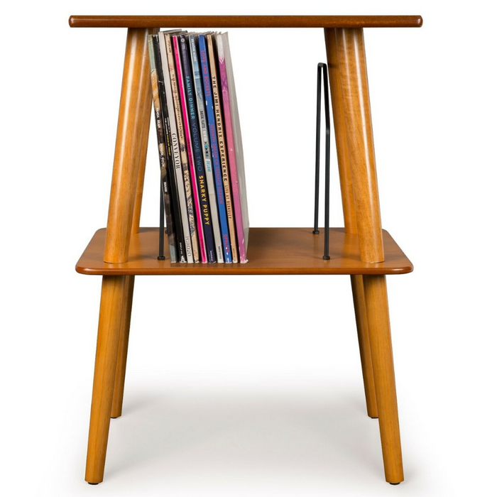 Premium Vinyl Record Player Shelf Storage Stand