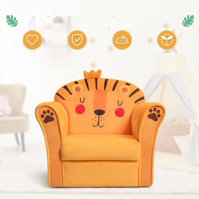 Premium Kids Baby Sofa Chair Couch Armrest Upholstered