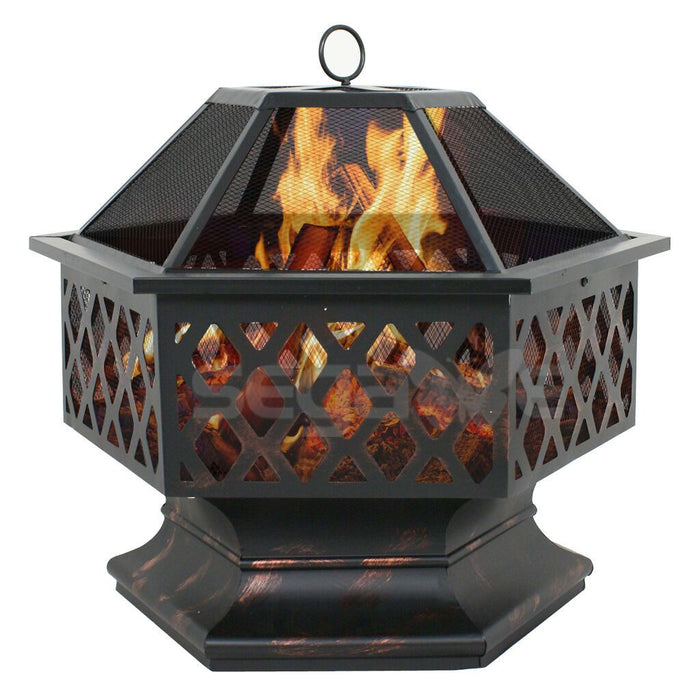 Premium Outdoor Firepit Bowl Small Garden Patio Fireplace