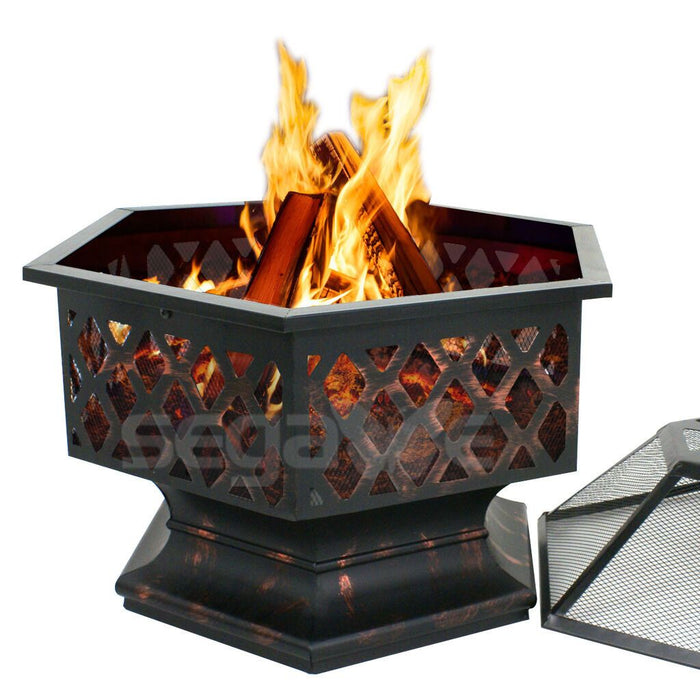 Premium Outdoor Firepit Bowl Small Garden Patio Fireplace