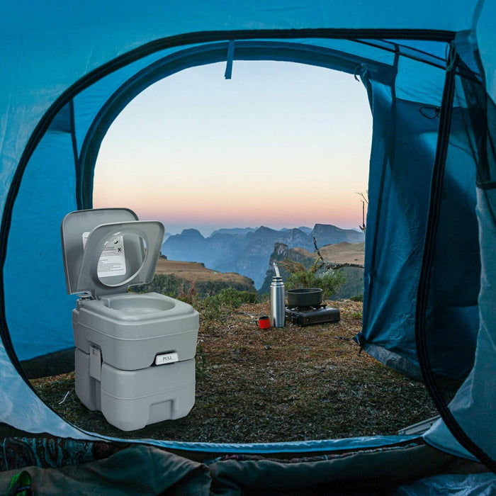 Premium Portable Camping Toilet Travel Potty Restroom for Camping Hiking