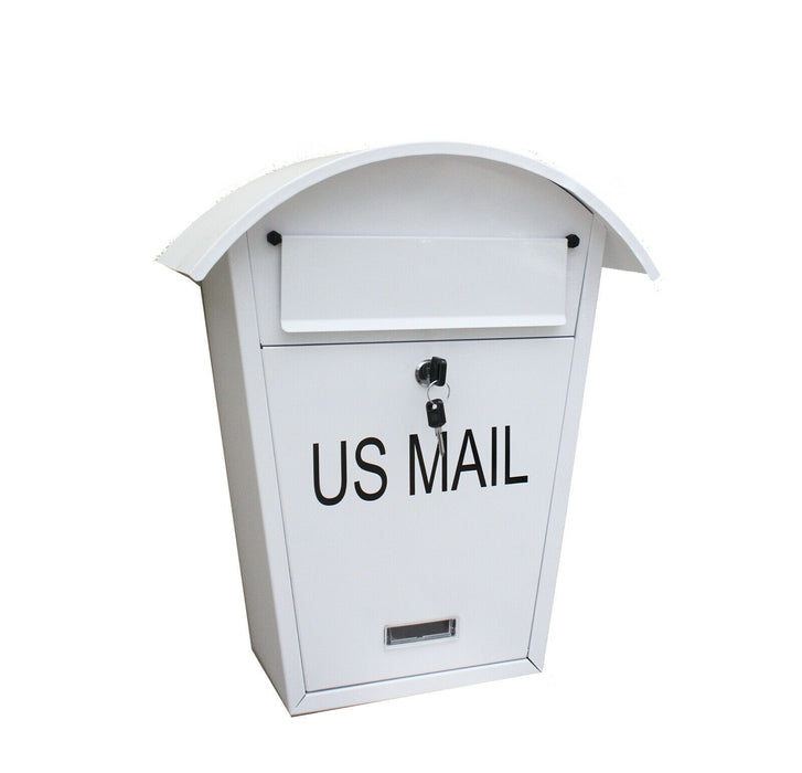 Wall Mounted Steel Locking Box Mail Box