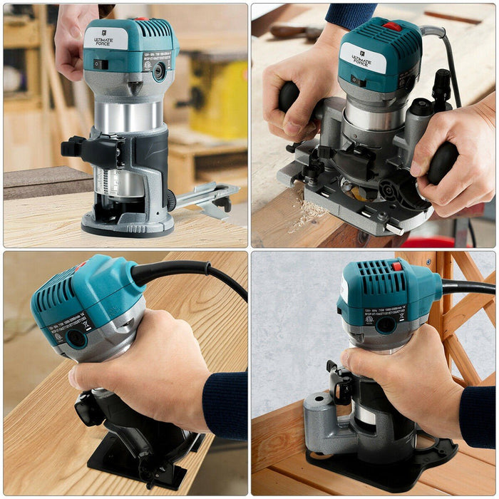 Premium Wood Router Tool Electric Trimmer Wood Working Machine 1.2HP