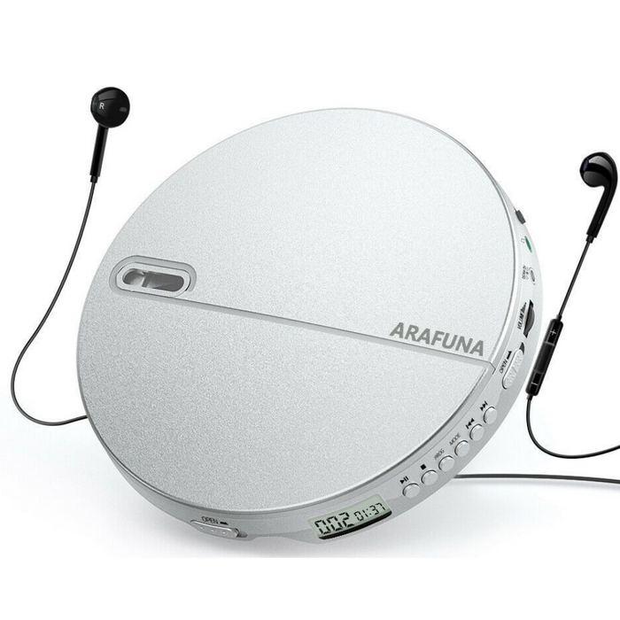 Small Portable Compact Personal CD Player With Headphones