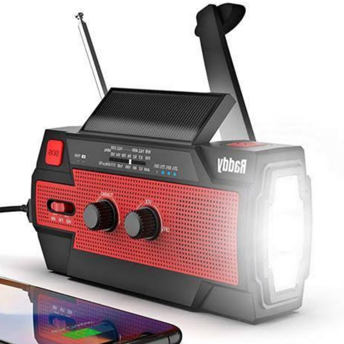 Heavy Duty Solar Powered Emergency Weather Alert Radio