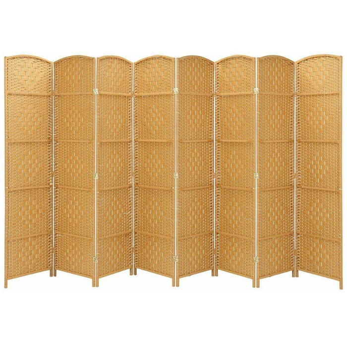 Large Folding Indoor Privacy Room Partition Screen Divider 8 Panels