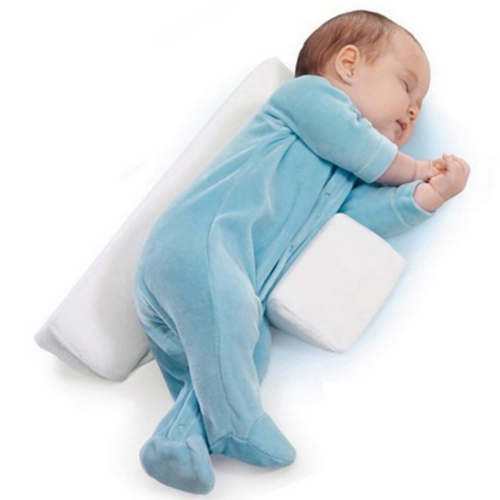 Baby Anti Roll Side Sleeper Positioner Wedge Pillow