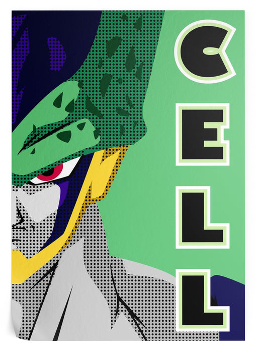 Dragon Ball Z Poster </br> Cell (Flat Design)