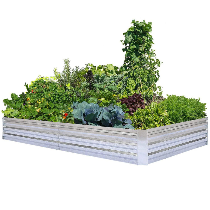 Heavy Duty Raised Garden Bed Planter Elevated Box - 8ft x 4ft x 1ft