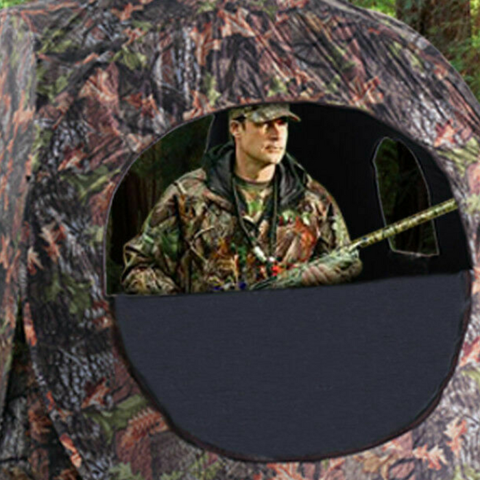 Portable Compact Pop Up Deer Hunting Ground Blind