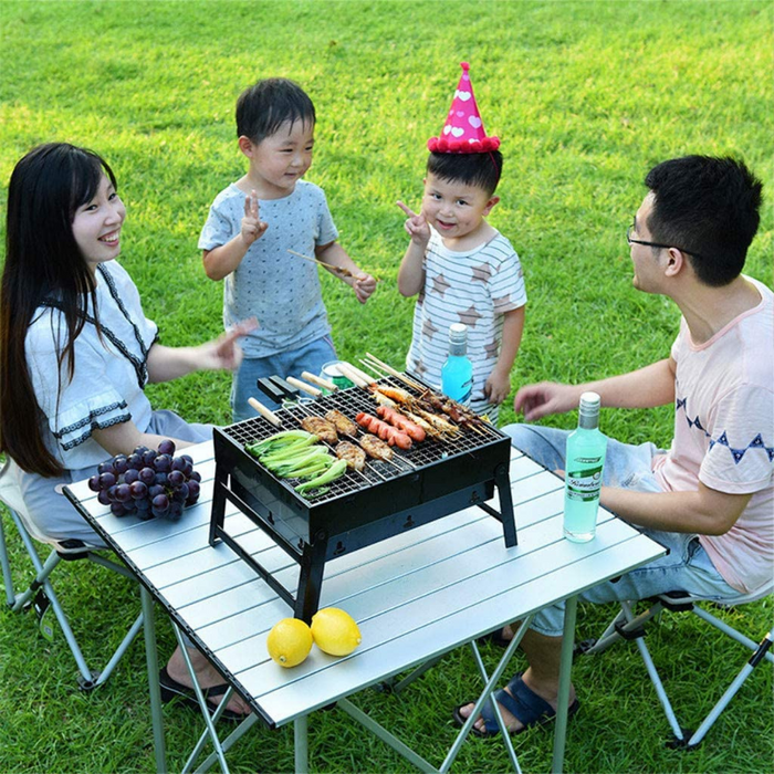 Premium Portable Small Tabletop Charcoal Grill