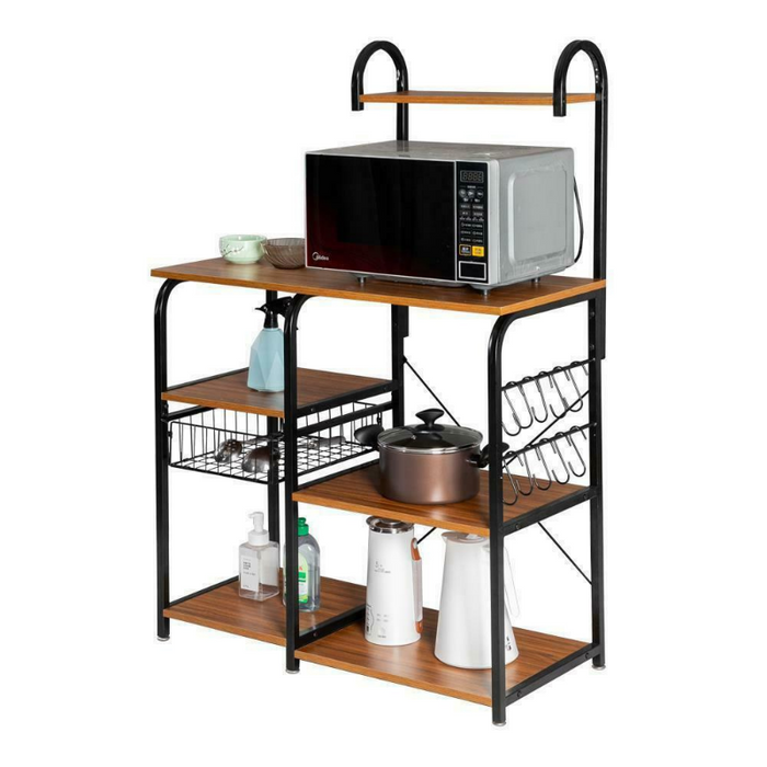 Premium Kitchen Microwave Storage Cart Stand 35.5"