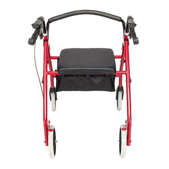 Foldable Senior Rolling Walker With Seat And Wheels