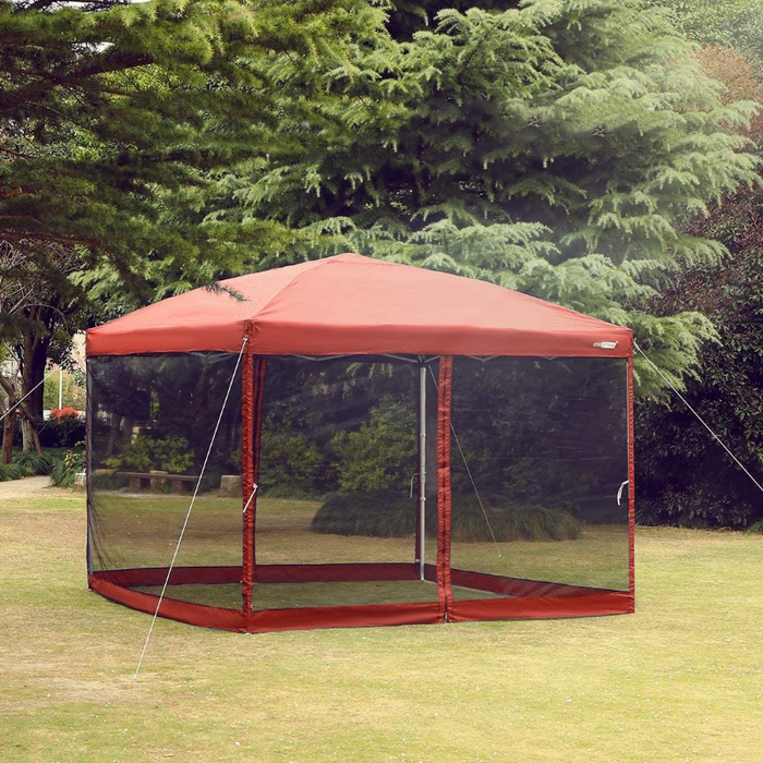 Large Pop Up Screen House Room Tent