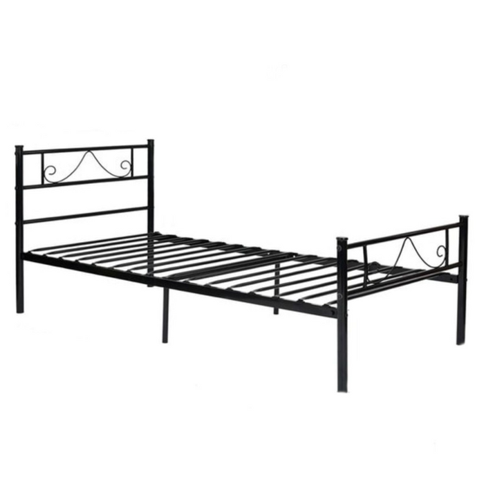 Premium Black Platform Metal Bed Frame | Zincera