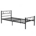 Premium Black Platform Metal Bed Frame | Zincera