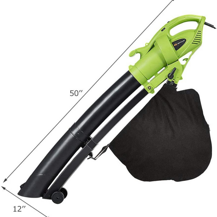 Portable Yard Leaf Blower Vacuum Mulcher 7.5 AMP