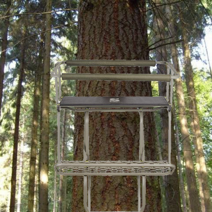 Heavy Duty Two Man Ladder Deer Tree Stand 13"