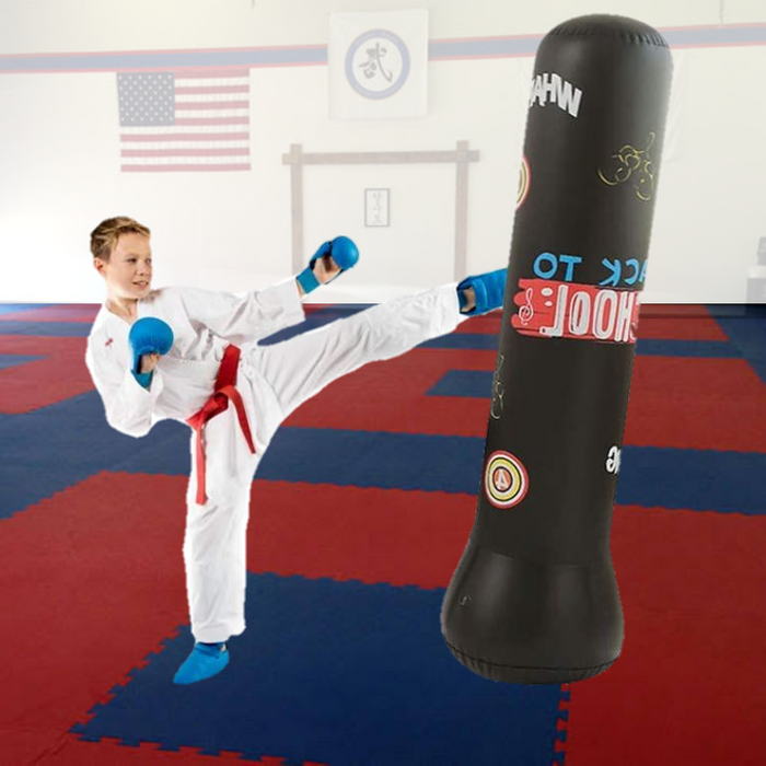 Premium Inflatable Free Standing Punching Bag 62 in