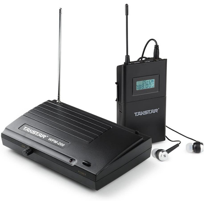 Wireless In Ear Monitor System 30 Hz - 18 KHz
