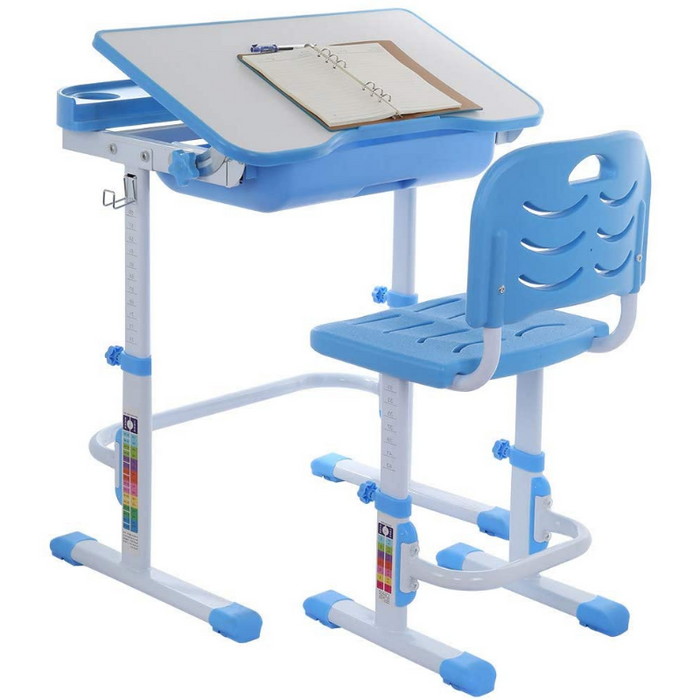 Premium Kids Adjustable Study Desk And Chair Set