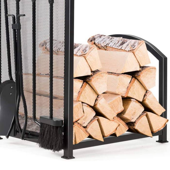 Premium Heavy Duty Firewood Log Holder Rack 27.5in