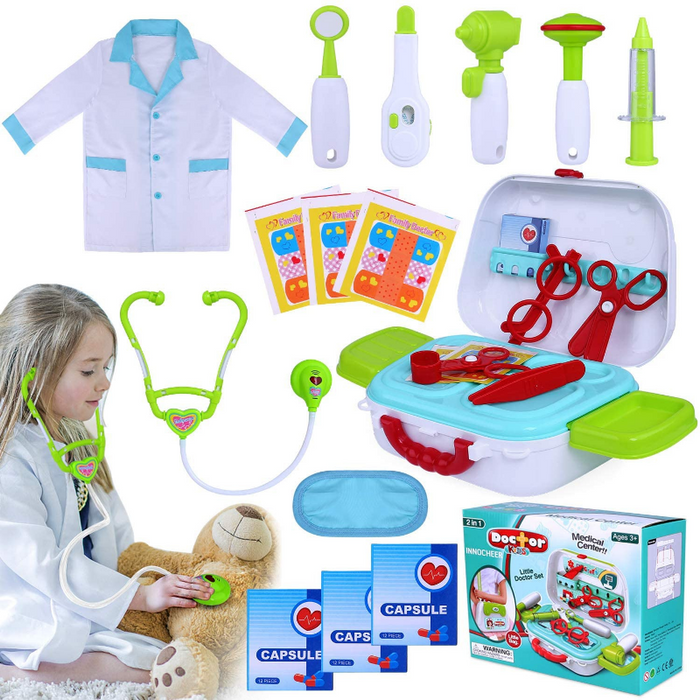 Ultimate Kids Play Toy Doc Kit 20 Pieces