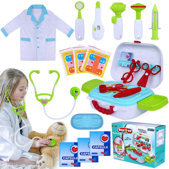 Ultimate Kids Play Toy Doc Kit 20 Pieces — PRINTERS 3D
