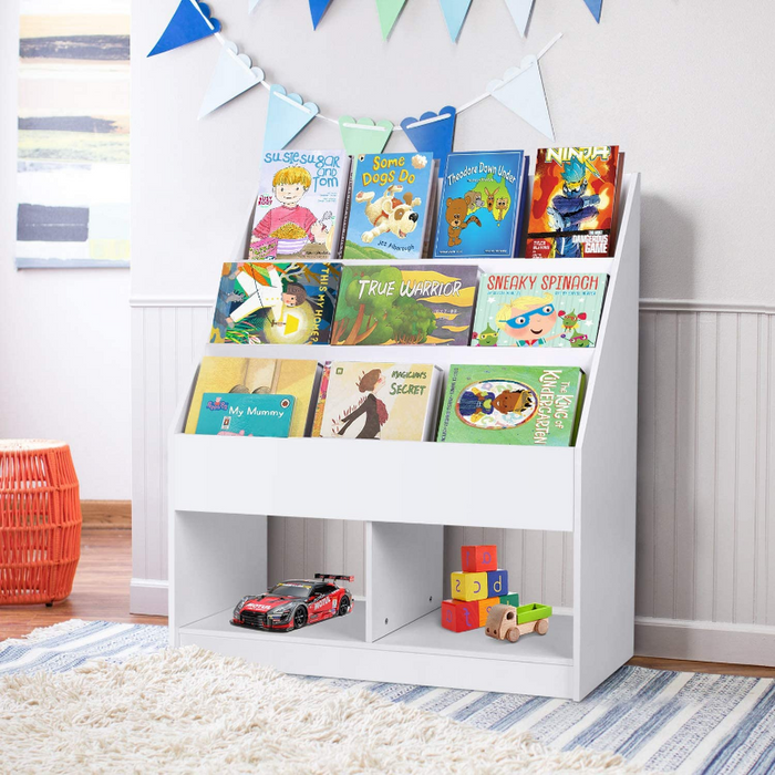 Spacious Kids Nursery Room Bookshelf