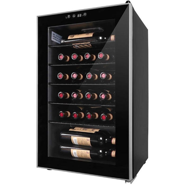 Large Freestanding 24 Bottle Wine And Beverage Cooler Refrigerator