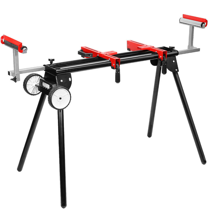 Universal Heavy Duty Rolling Miter Saw Stand With Wheels