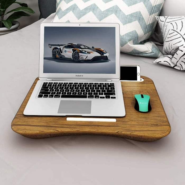 Premium Portable Wooden Laptop Lap Desk
