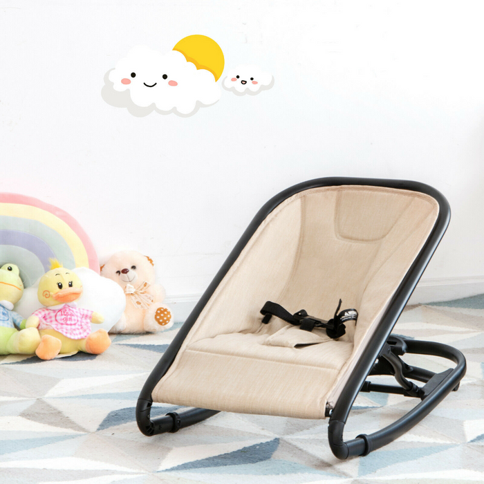 Adjustable 2-in-1 Baby Bouncer And Rocker Seat