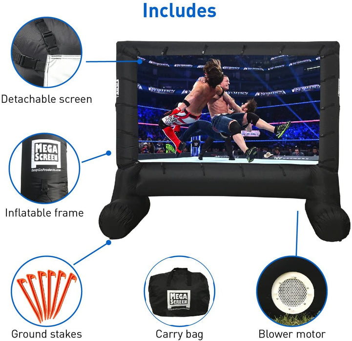 Inflatable Outdoor Blow Up Movie Projector Screen 14 FT