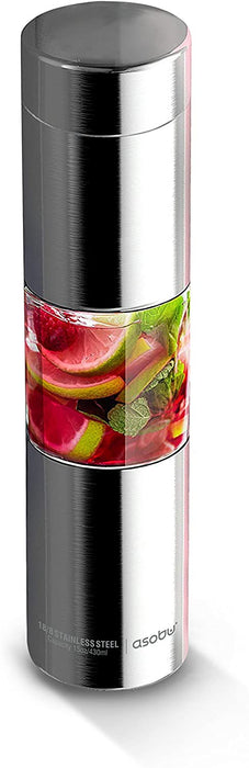 Fruit Infuser Water Bottle Stainless Steel Water Fruit Infuser, 16oz