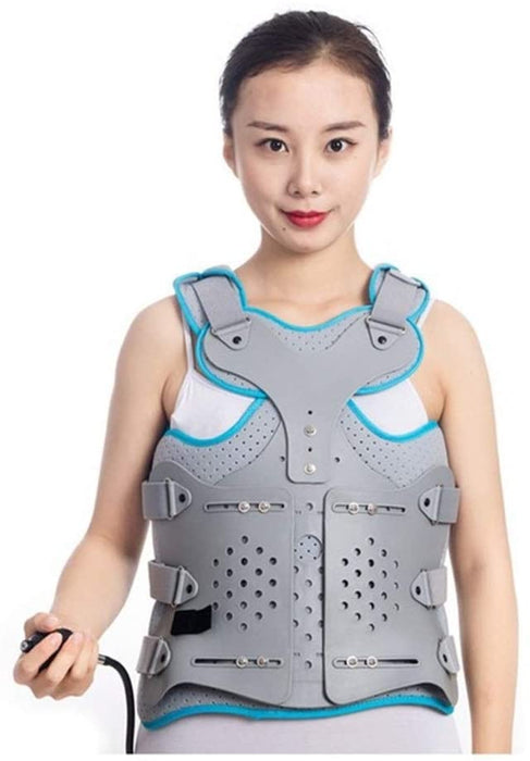 Inflatable Full Back Straightening TLSO Kyphosis / Scoliosis Medical Brace