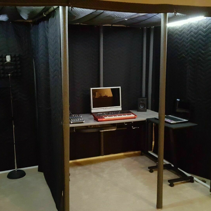 Ultimate Portable Sound Absorbing Recording Isolation Vocal Studio Booth