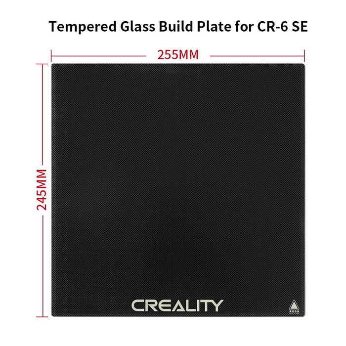 CR-6SE Tempered Glass Build Plate
