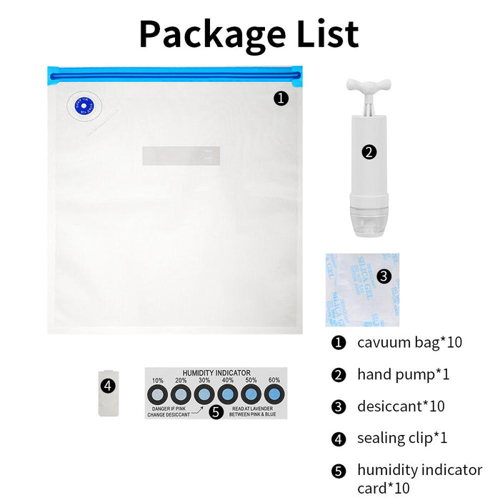 Vacuum Sealed Bags Filament Storage Kit (10 packs)