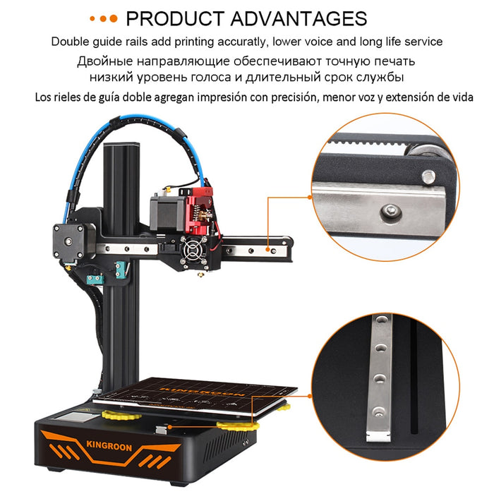 KINGROON KP3S 3D Printer High Precision Printing Upgraded