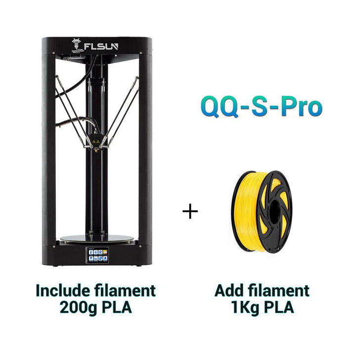 3D Printer Flsun QQ S PRO Delta Kossel Auto-Level Upgraded Resume Pre-Assembly