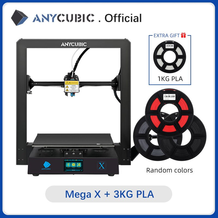 Anycubic Mega X 3D Printer Large Printing Size Meanwell Power Supply Ultrabase