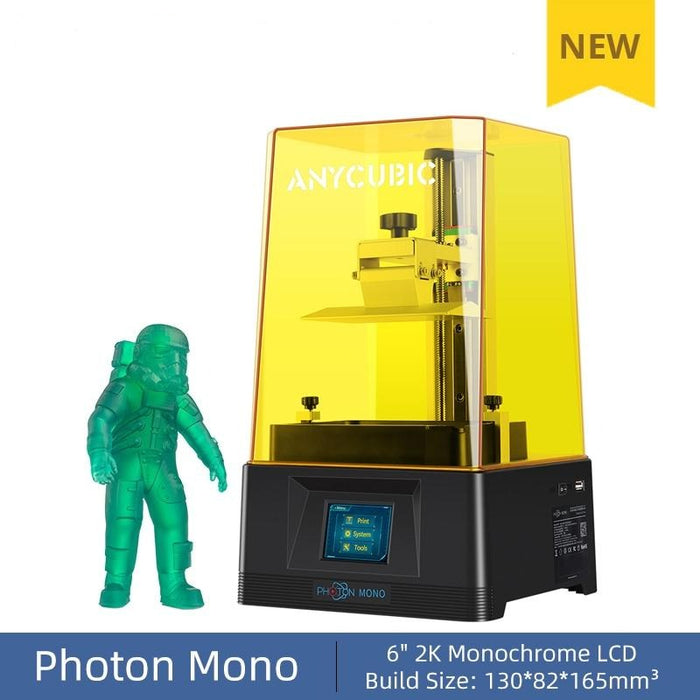 ANYCUBIC Photon Mono 3D Printer UV Resin Printers with 6 inch 2K Monochrome LCD Screen