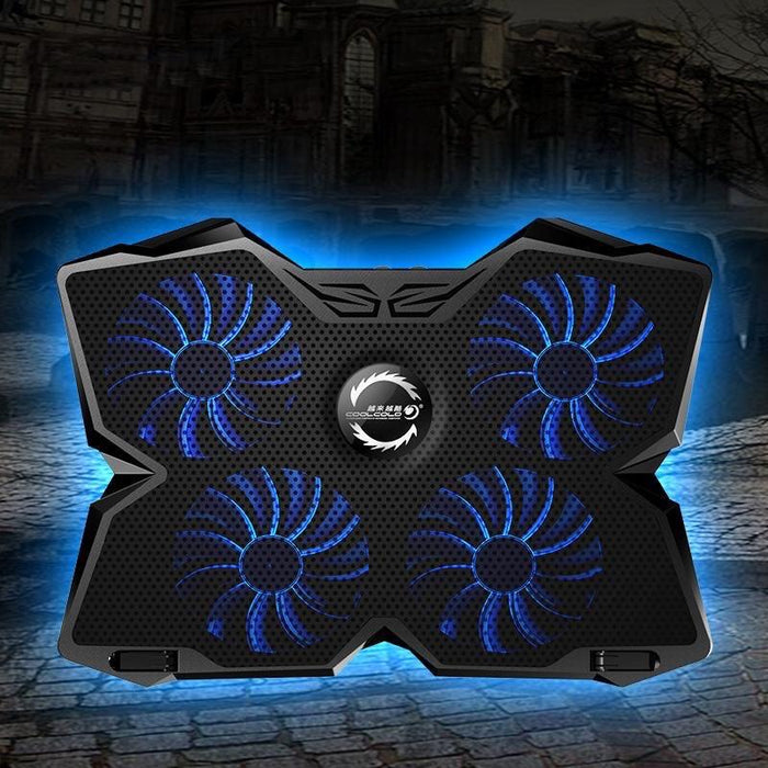 Laptop Cooling Pad Stand With Four Fans | Zincera