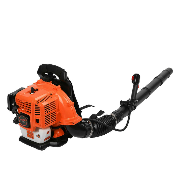Powerful Compact Gas Powered Backpack Leaf Blower 63 CC