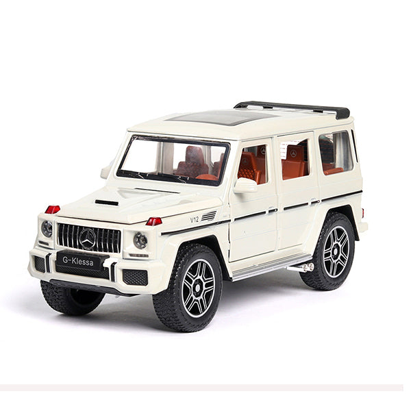 Mercedes White G63 Electric Ride on Car Toys Licensed with Music