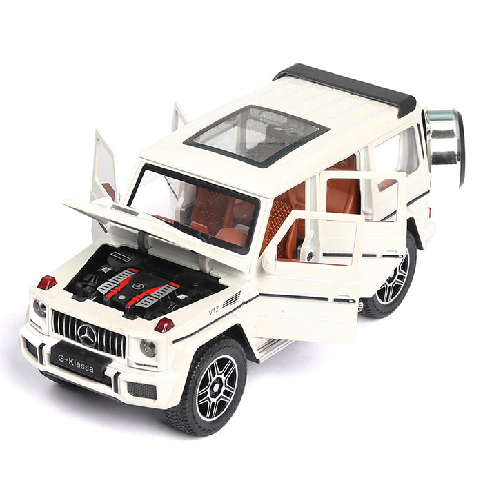 Mercedes White G63 Electric Ride on Car Toys Licensed with Music