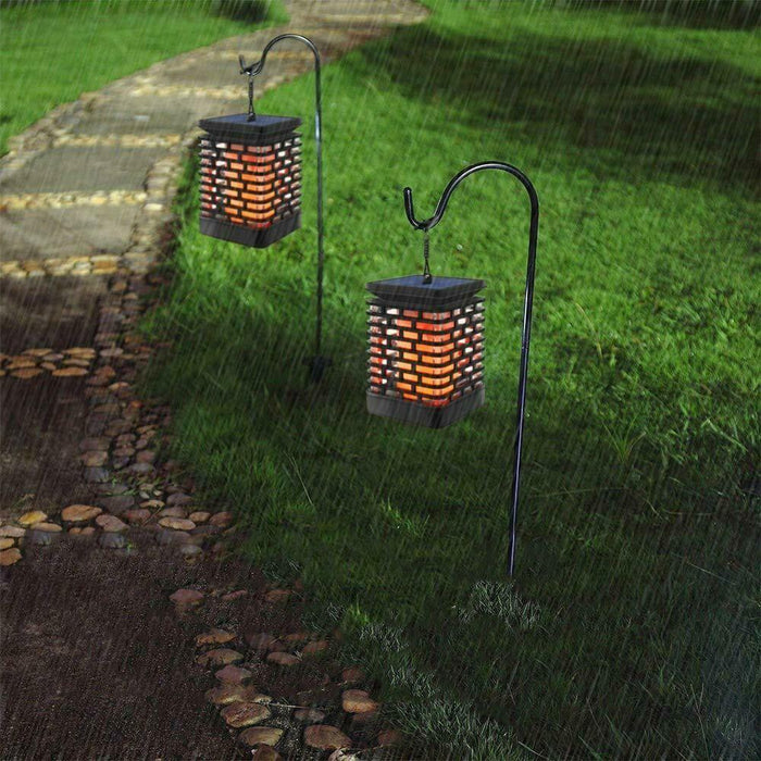 Outdoor Hanging Solar Powered LED Lanterns 6"