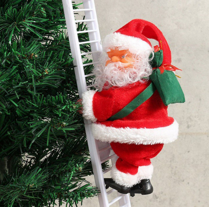 Climbing Santa Ladder Christmas Toy