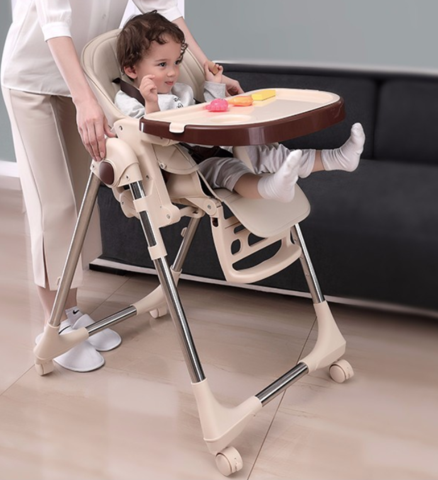 Foldable Baby Feeding Convertible High Chair